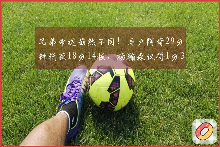 兄弟命运截然不同！马卢阿奇29分钟斩获18分14板，杨瀚森仅得1分39秒